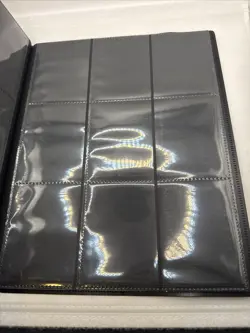 CardGuard Trading Card Folio 9 Pocket Side Loading Binder Black - Image 5