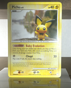 Pichu 93/123 - Diamond & Pearl Mysterious Treasures - Pokemon Card - NM/LP - Image 1