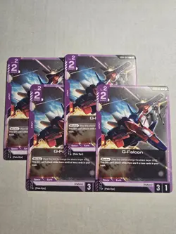 4x G-Falcon Common Phantom Aria GD04-061 Gundam Card Game NM Playset - Image 1