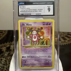Mr. Mime 013/034 Trading Card Game Classic Holo - Image 1