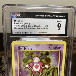 Mr. Mime 013/034 Trading Card Game Classic Holo - Image 2