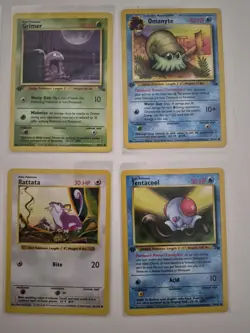 NM Pokemon Base Set First Edition 8 Card Lot, Some Shadowless Great Condition - Image 2