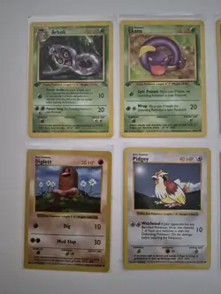 NM Pokemon Base Set First Edition 8 Card Lot, Some Shadowless Great Condition - Image 3