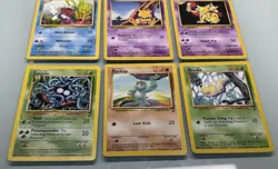 Pokemon TCG - Base Set 2 - Vintage Regular Bulk Card Lot (9 Cards) - LP - Image 3
