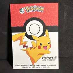 Pokemon Cubone Cracked Ice Holo 2024 Crystal Card Collection Peru US Seller - Image 2