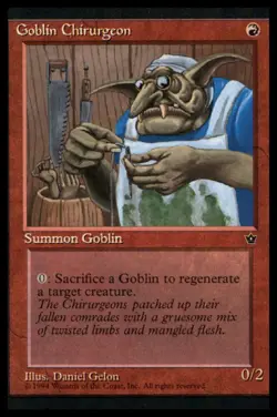 Goblin Chirurgeon (Gelon) Common Fallen Empires Magic: The Gathering LP - Image 1