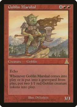 LP Goblin Marshal, MTG, Urza's Destiny, Magic the Gathering, 85 *B - Image 1