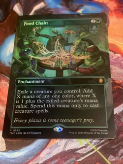 Food Chain (Borderless) Commander: Teenage Mutant Ninja Turtles Foil Mint - Image 4