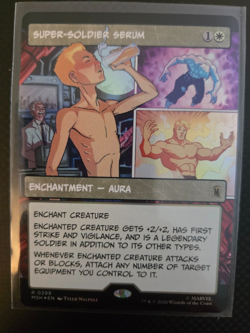 Magic: The Gathering Marvel Super-Soldier Serum Rare Aura #0299 MTG MSH Foil - Image 1