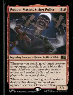 Puppet Master, String Puller 59 Commander: Marvel Super Heroes MTG NM - Image 1