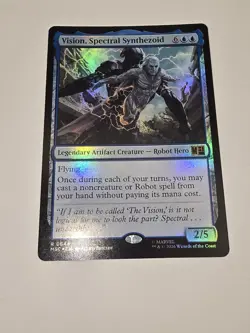 Vision, Spectral Synthezoid Commander: Marvel Super Heroes Foil - Image 1
