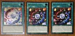 Yu-Gi-Oh Brilliant Fusion OP06-EN002 Trading Card Set of 3 NM - Image 1