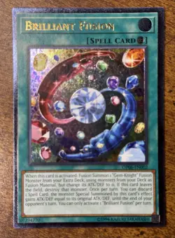 Yu-Gi-Oh Brilliant Fusion OP06-EN002 Trading Card Set of 3 NM - Image 4