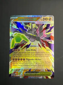 Mega Zygarde EX POR 047/088 Optimale Ordnung Double Rare Pokemon Karte DE NM - Image 1