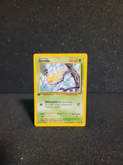 Pokemon Karte Hornliu - 1. Edition - 69/102 Basis Set - Image 1