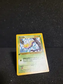 Pokemon Karte Hornliu - 1. Edition - 69/102 Basis Set - Image 3