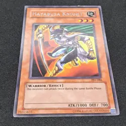 Hayabusa Knight PSV-086 Unlimited Rare LP Light Play Yu-Gi-Oh! Card - Image 3