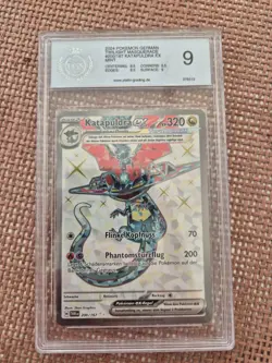 Pokemon Karte Katapuldra EX 200/167 Deutsch Mint PGS 9 Maskerade im Zwielicht - Image 1