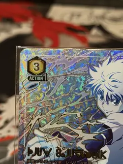 Bandai Union Arena Hunter x Hunter Killua Zoldyck OBC UAPR Foil JP - Image 3