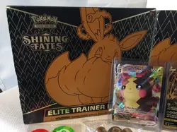 Pokemon Shining Fates Lot Of 138 Cards & Black ETB Box Rares Holo Estate Find - Image 2