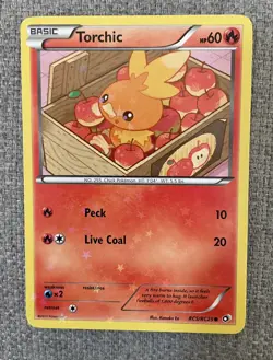 Torchic Holo RC5/RC25 Pokemon Card, Radiant Collection, Near Mint - Image 1