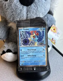 Keldeo 019/086 - SEALED Chaos Rising Stamped Promo - Pokemon TCG Card - Image 1