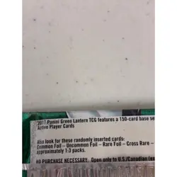 Lot of 4 2017 Panini Green Lantern TCG Trading Card Game Booster Packs 12 Cards - Image 3