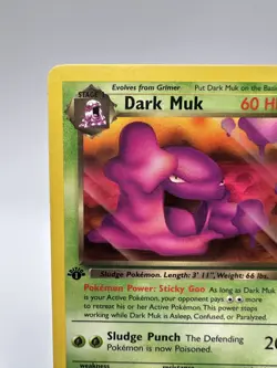 Dark Muk 1st Edition 41/82 Team Rocket WOTC Pokemon Card LP/NM Vintage - Image 3