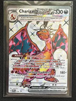 Pokemon TCG Scarlet & Violet Promo Charizard EX Card #056 NM - Image 1
