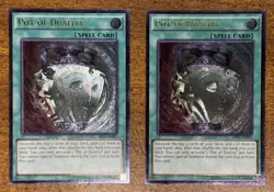 Yu-Gi-Oh Pot of Duality AP05-EN003 Set of 2 Cards Signature Delivery Required NM - Image 1