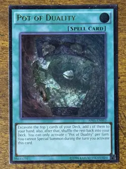 Yu-Gi-Oh Pot of Duality AP05-EN003 Set of 2 Cards Signature Delivery Required NM - Image 2