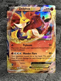 Delphox EX XY19 NM Holofoil Promo Rare Pokemon Card - Image 1