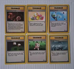 Base Set Jungle Fossil Set VTG 86 Pokemon Cards Lot LP - Image 3