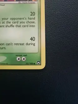 Pokemon Card Lileep 52/108 EX Power Keepers Common - Image 5