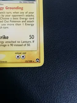 Pokemon Card Lanturn 15/108 EX Power Keepers Non-Holo Rare - Image 5