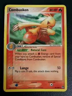 Pokemon Card Combusken 29/108 EX Power Keepers Uncommon - Image 1