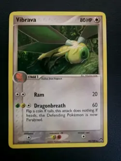 Pokemon Card Vibrava 40/108 EX Power Keepers Uncommon - Image 1