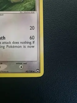 Pokemon Card Vibrava 40/108 EX Power Keepers Uncommon - Image 5