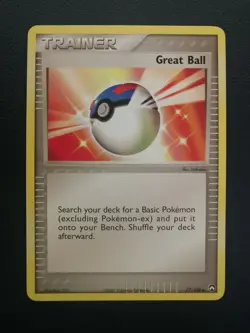Pokemon Card Trainer Great Ball 77/108 EX Power Keepers Uncommon - Image 1