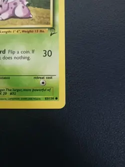 Pokemon Card Nidoran 83/130 Base Set 2 Common WOTC - Image 5