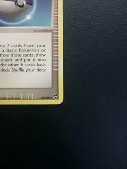 Pokemon Card Trainer Master Ball 78/108 EX Power Keepers Uncommon - Image 5