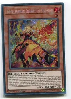 Yu-Gi-Oh! Tapfere Feuerrote Ordensritterin Bradamante Secret Rare BLMR-DE014 - Image 1
