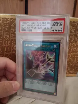 2015 Yu-Gi-Oh Anti-Magic Arrows DPBC-EN004 1st Edition PSA 10 GEM MT - Image 1