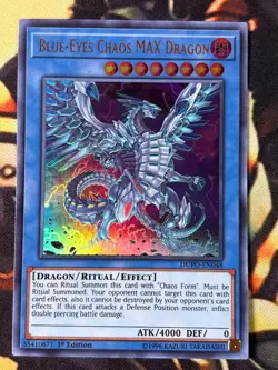 Yugioh: Blue-Eyes Chaos MAX Dragon - DUPO-EN048 - Ultra Rare - 1st Edition - NM - Image 1