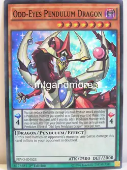 Yu-Gi-Oh 1x #023 Odd-Eyes Pendulum Dragon - PEVO - Pendulum Evolution - Image 1