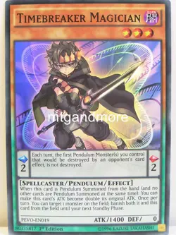 Yu-Gi-Oh 1x #019 Timebreaker Magician - PEVO - Pendulum Evolution - Image 1