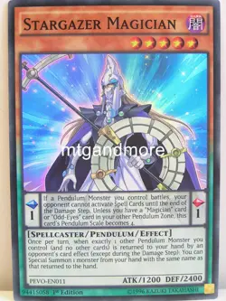 Yu-Gi-Oh 1x #011 Stargazer Magician - PEVO - Pendulum Evolution - Image 1