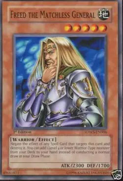 Yu-Gi-Oh 2x Freed the Matchless General - - - SDWS - Image 1