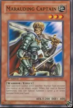 Yu-Gi-Oh 3x Marauding Captain - - - SDWS - Image 1