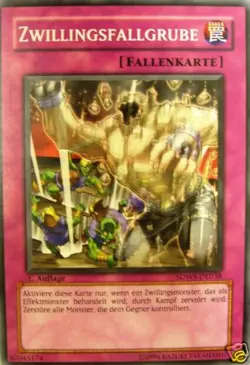 Yu-Gi-Oh 3x Zwillingsfallgrube - - - SDWS - Image 1